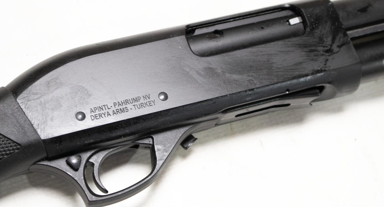 RIA Meriva 12-Gauge Police Trade-In Pump-Action Shotgun with Polymer Furniture